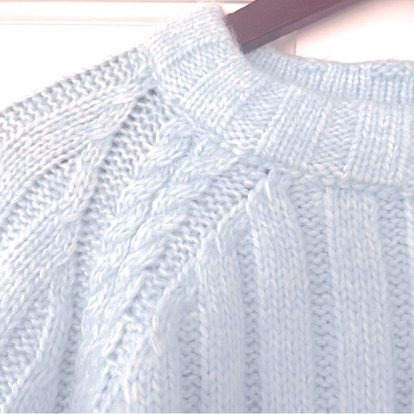 a.n.a Womens Crew Neck Long Sleeve Pullover Sweater Blue Size Small Like New - Picture 4 of 8